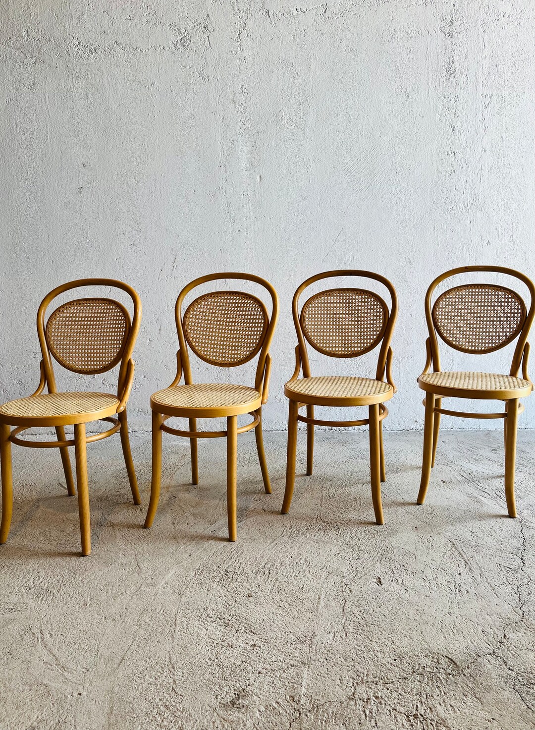 Set of 4 Vintage Bistro Chairs/ Made in Yugoslavia/ Etsy