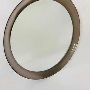 Vintage Acrylic Round Mirror Meblo Guzzini image 2