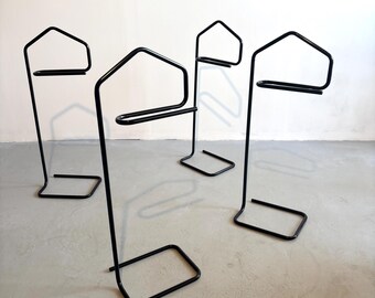 Set of 4 Vintage Metal Coat Hangers/ 1990s