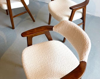 Vintage Danish Mid-Century Modern Chairs - Erik Kirkegaard Model 42 - 1950s