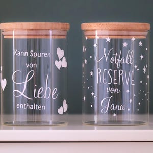Keksglas Vorratsglas Plätzchenglas Keksdose Ostern Muttertag Glück Liebe Plätzchendose Valentinstag Geburtstagsgeschenk personalisierbar