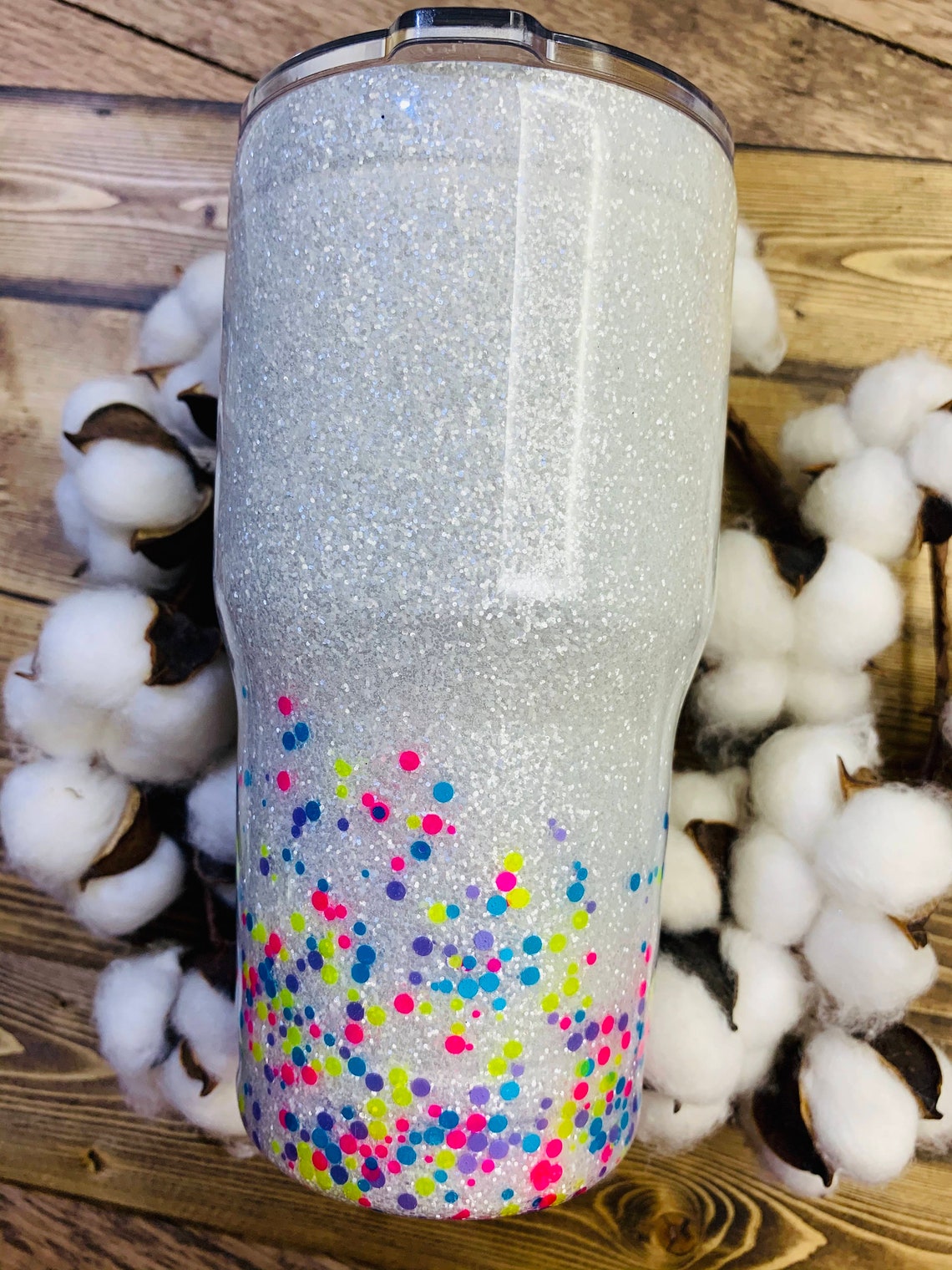 Custom Epoxy Tumbler Ombre Glitter Tumbler With Sand Etsy UK