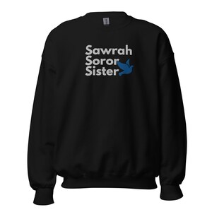 Sawrah Soror Sister Embroidered Sweatshirt | Zeta Phi Beta Sorority, Inc.