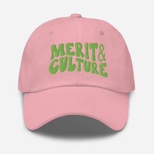 Merit and Culture Baseball Cap - Alpha Kappa Alpha Sorority Inc, Inspired Hat