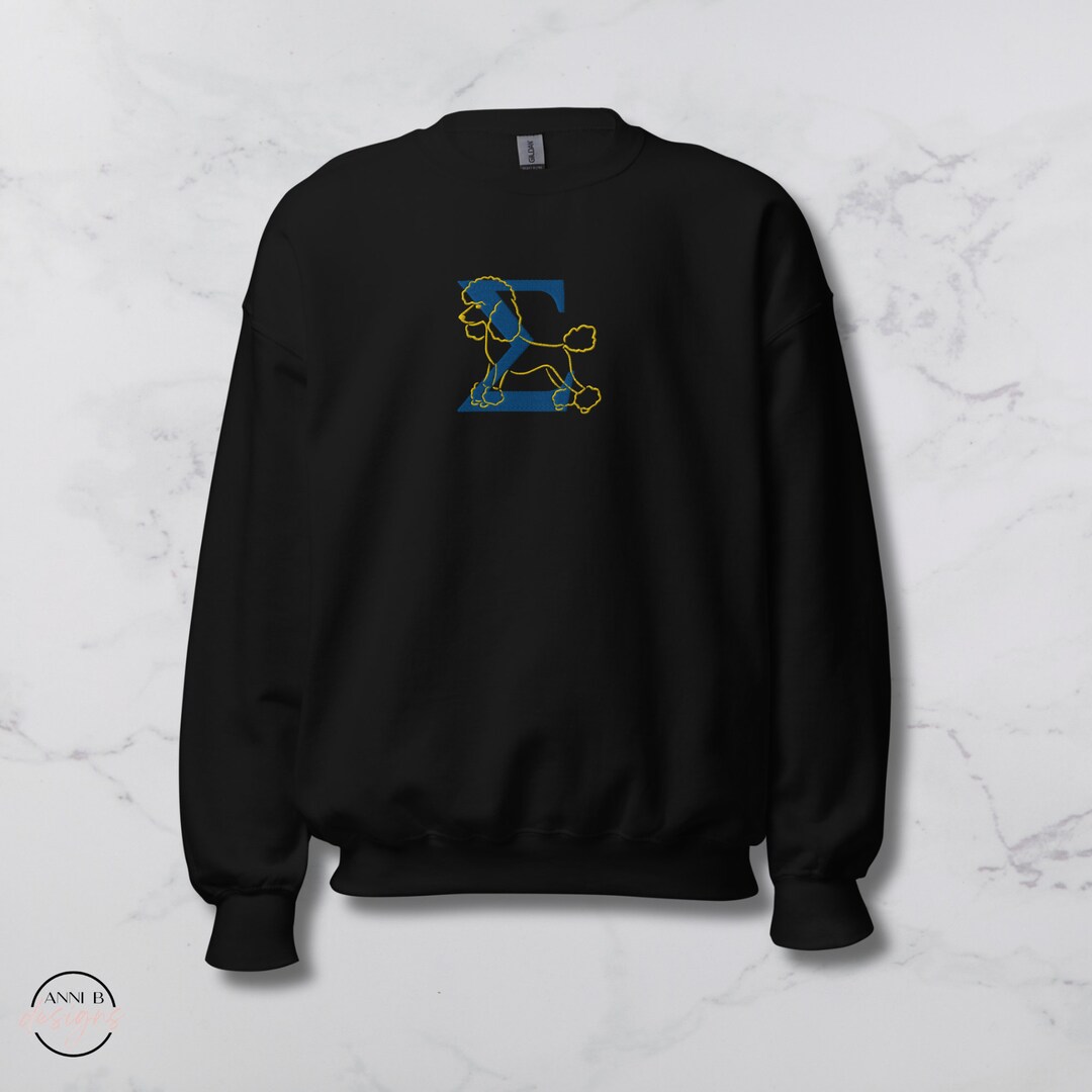 プードル刺繍スウェットシャツ - Etsy 日本