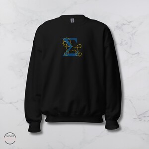 Poodle Embroidered Sweatshirt