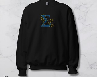 プードル刺繍スウェットシャツ - Etsy 日本