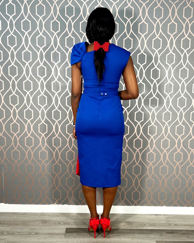 Blue Dress Wedding Guest/ Blue Dress Long/ Dress Etsy