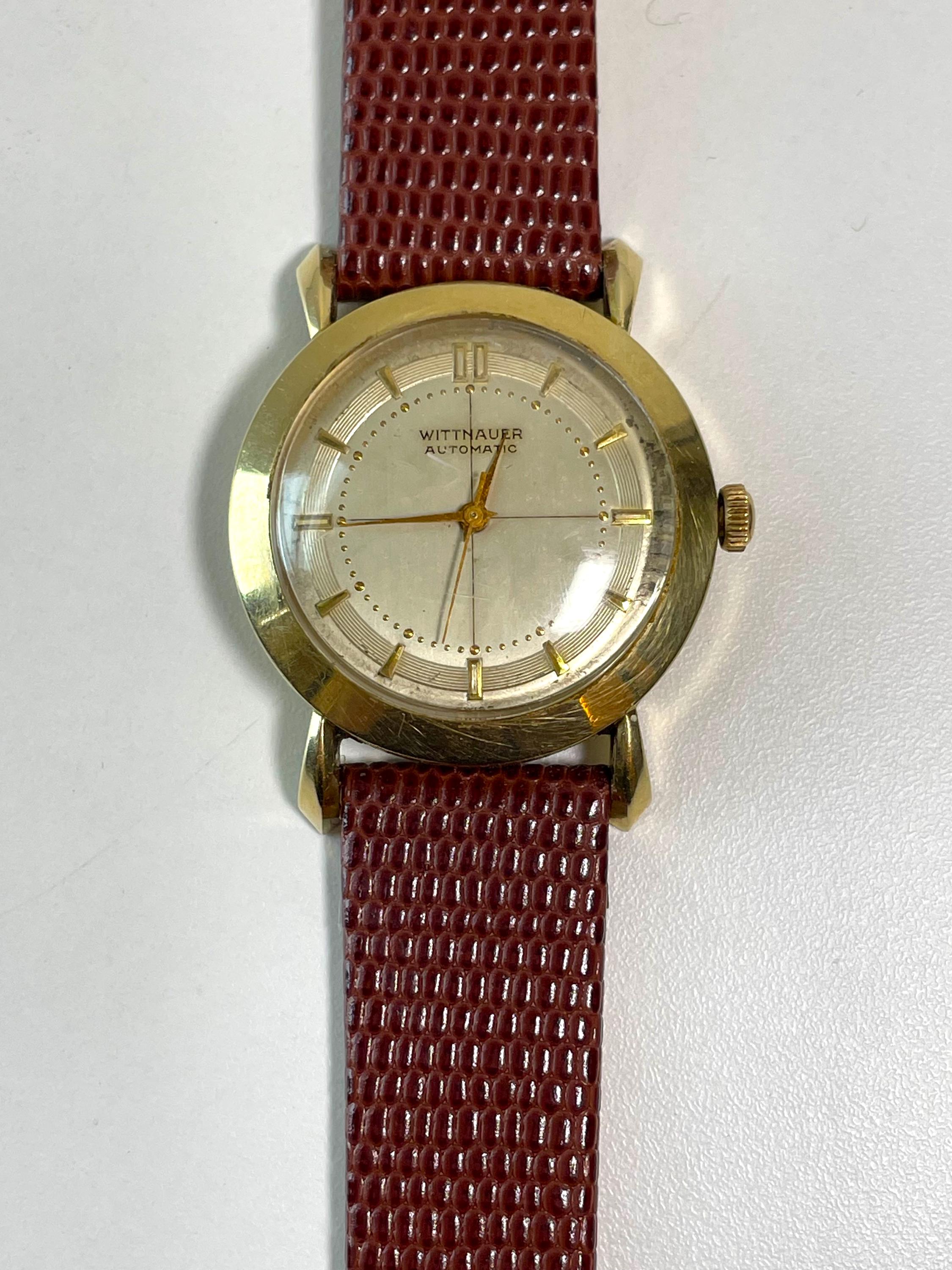 Square Albert Wittnauer 1960s Vintage 14K Men's WITTNAUER Watch