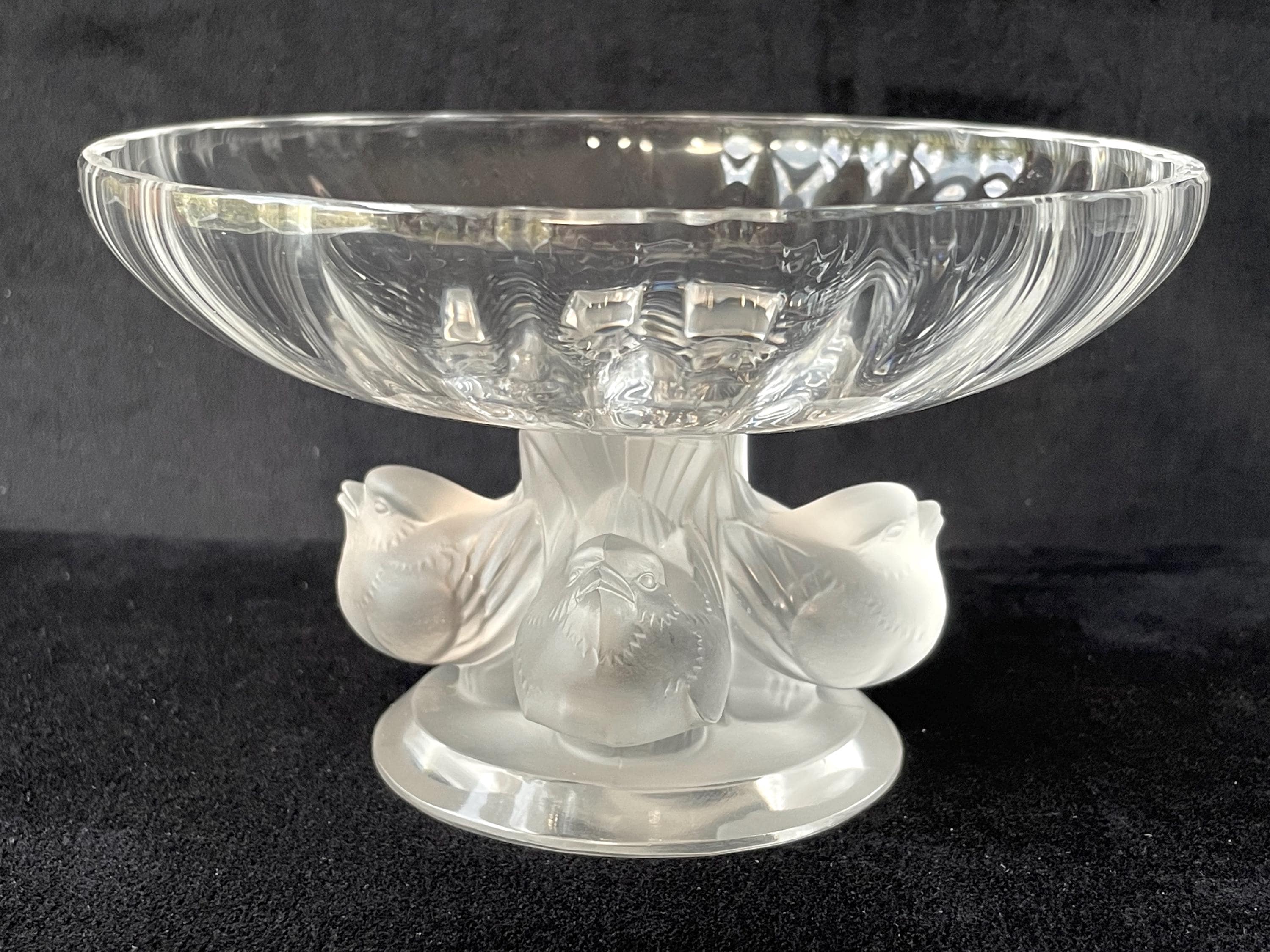 OLD LALIQUE フロストクリスタル女性像と白鳥 Lalique Crystal Bird - Etsy