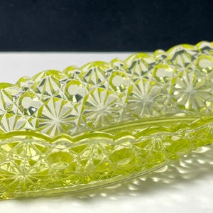 Vaseline Glass Salt Cellar - Etsy