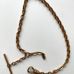 Antique Gold Filled Pocket Watch CHAIN | 9 1/2&quot; | HFB