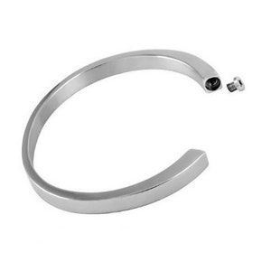 CREMATION JEWELLERY ashes urn Cuff Bracelet keepsake memorial necklace locket with funnel fill kit