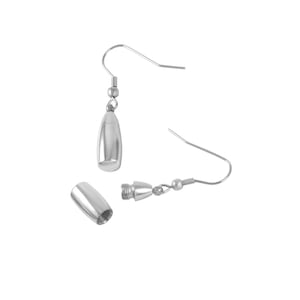 CREMATION JEWELLERY Tear Drop Earrings pet cat dog ashes urn pendant keepsake memorial jewelry ear rings set locket ash charm funnel kit