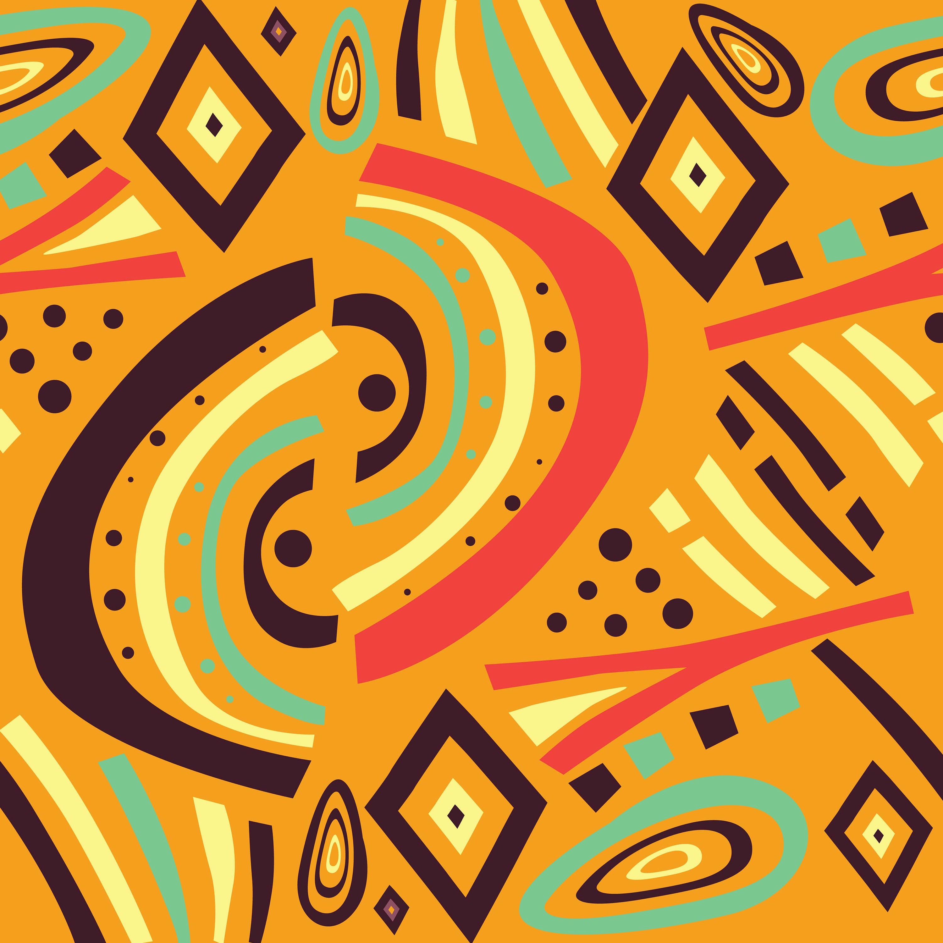 6 Hand Made African Digital Scrapbook Paper African - Etsy