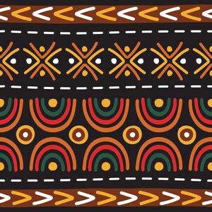 6 Hand Made African Digital Scrapbook Paper | African Background ...