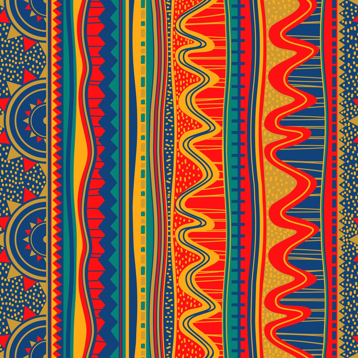 6 Hand Made African Digital Scrapbook Paper African - Etsy