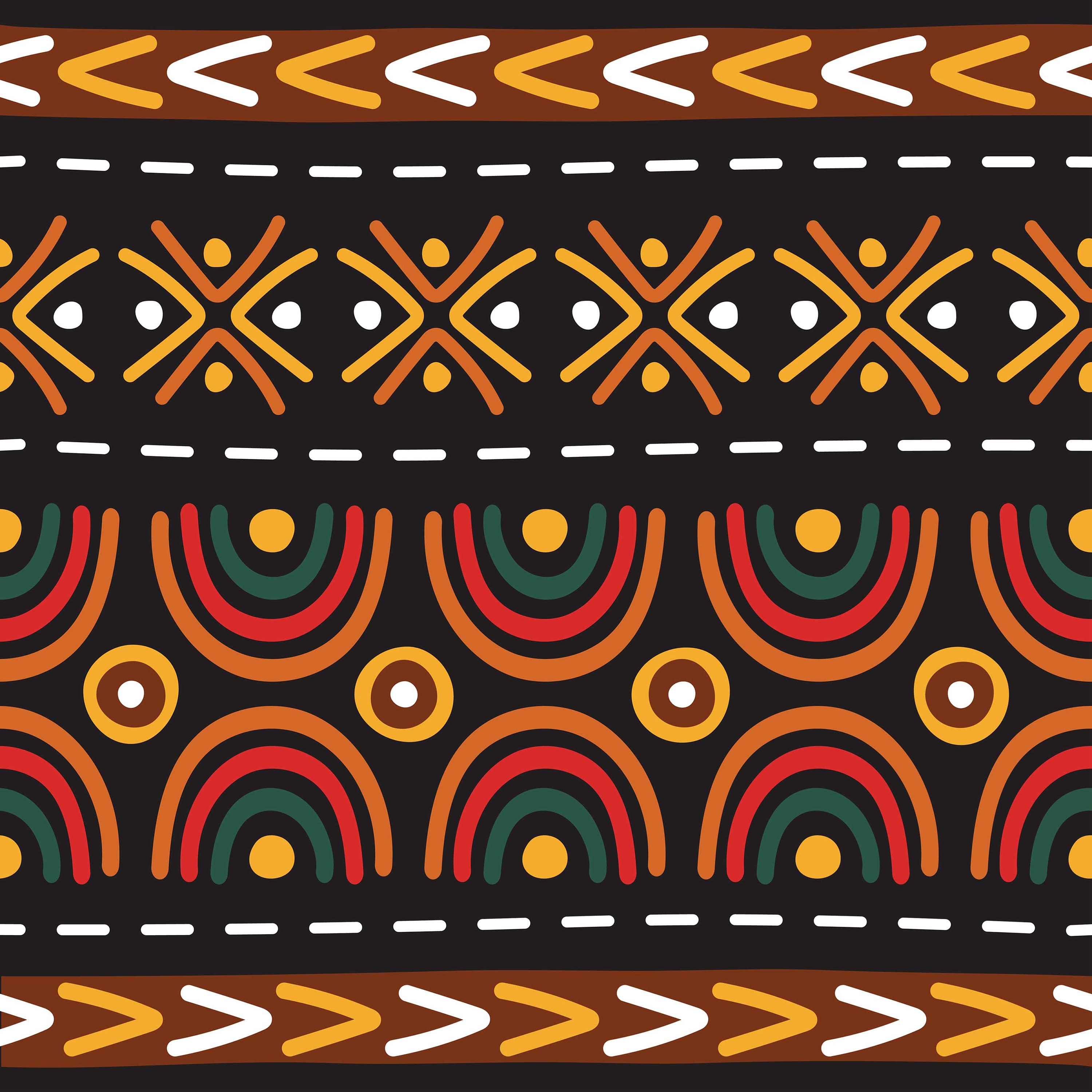6 Hand Made African Digital Scrapbook Paper African - Etsy