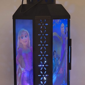 Tangled Rapunzel inspired lantern night light lamp gift