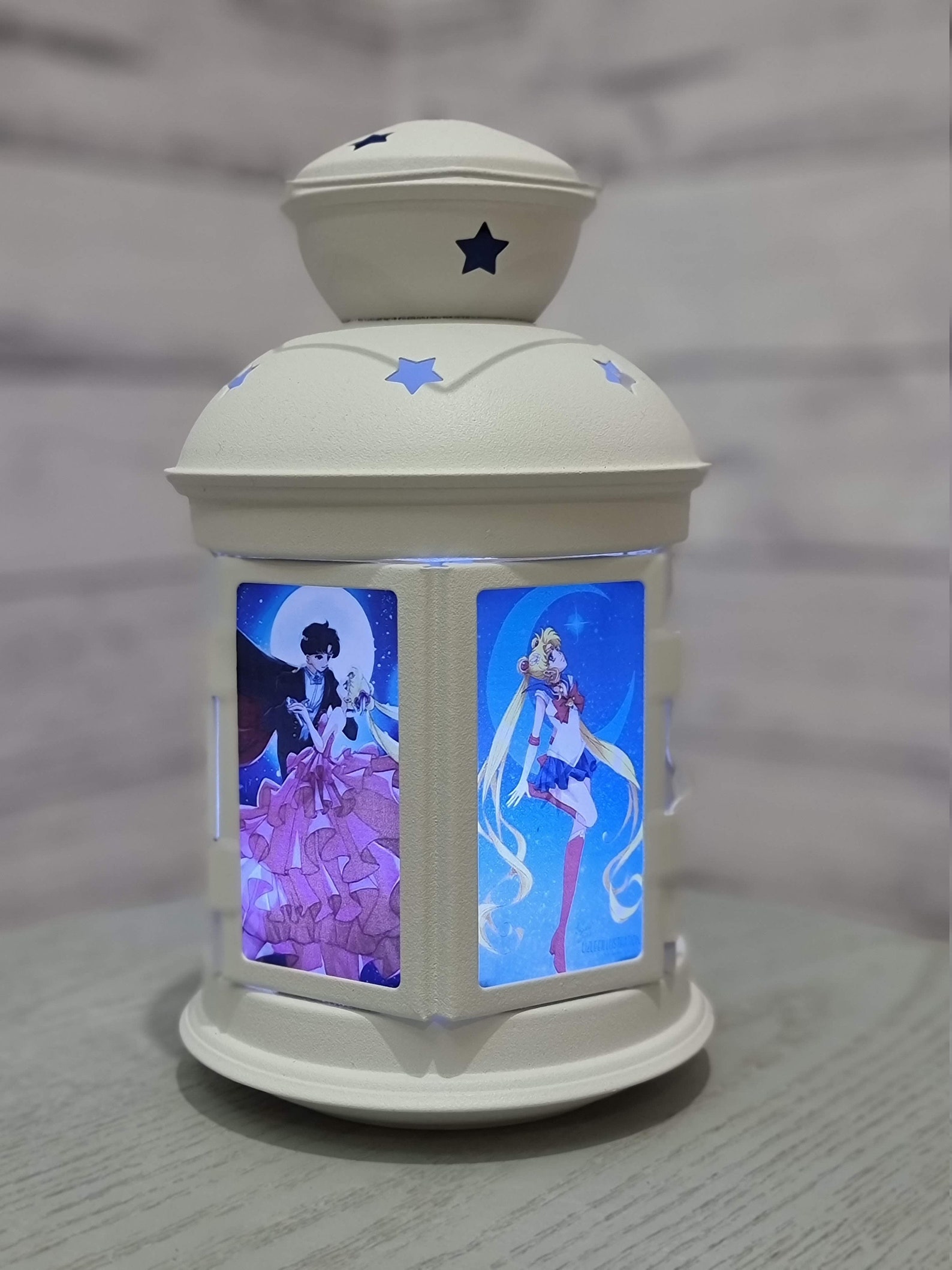 Sailor Moon Photo Lantern as Night Light Lamp Sailor moon Etsy
