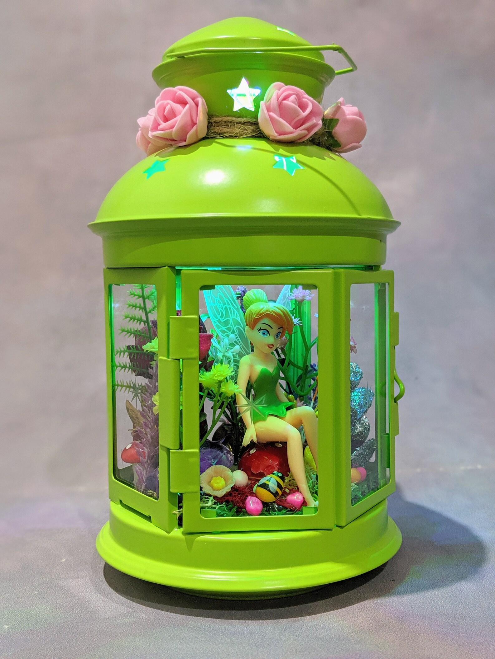 Tinkerbell Lantern Disney Nightlight Fairy Lantern for Girl Etsy