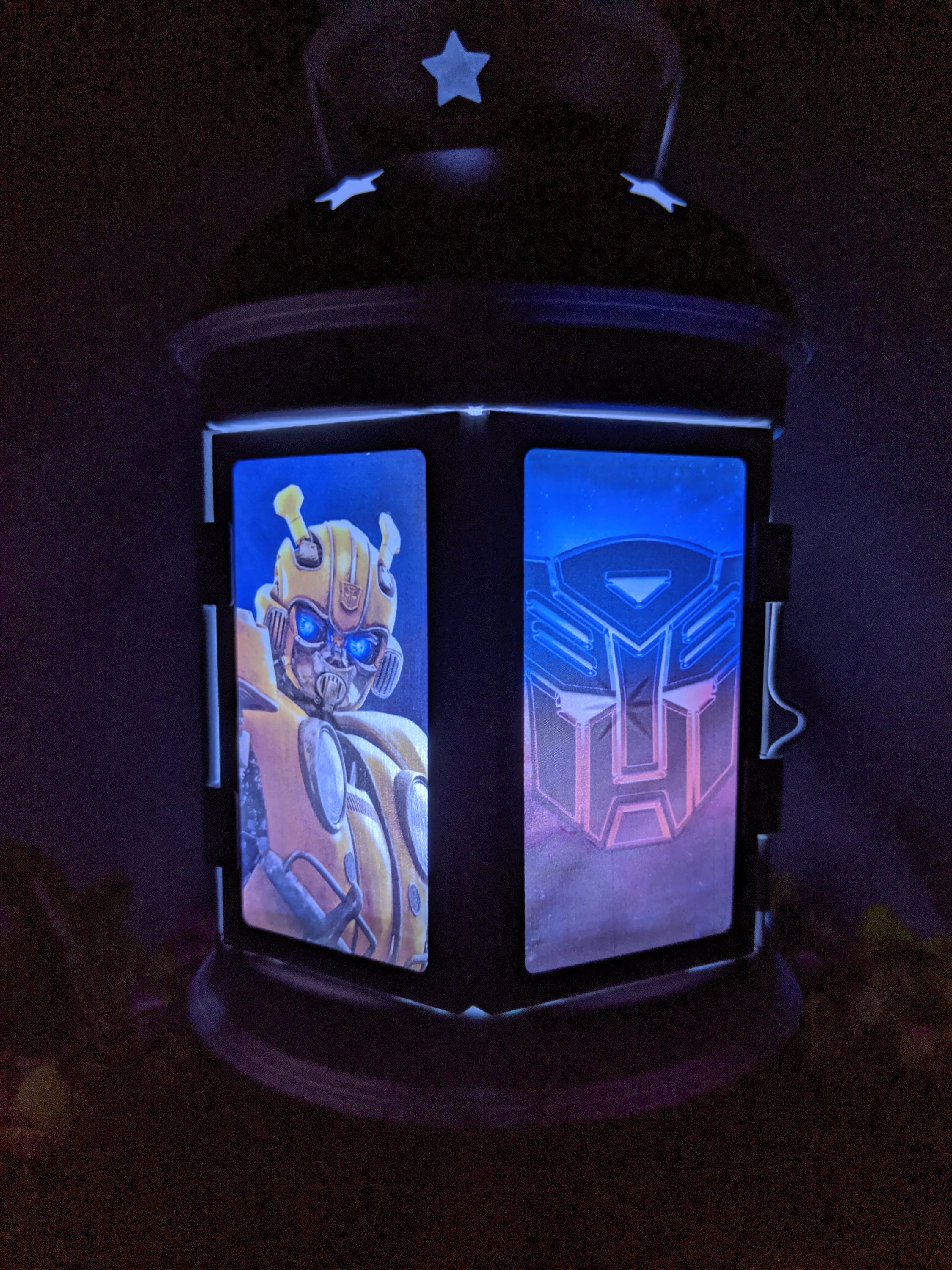Transformer Inspired Lantern Transformer kids night light Etsy