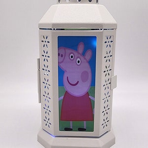 Peppa pig  inspired lantern night light lamp gift