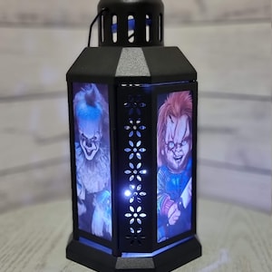 Gruselige Halloween-Laterne - Nachtlampe Halloween-Dekor-Wohnkultur-Geschenk