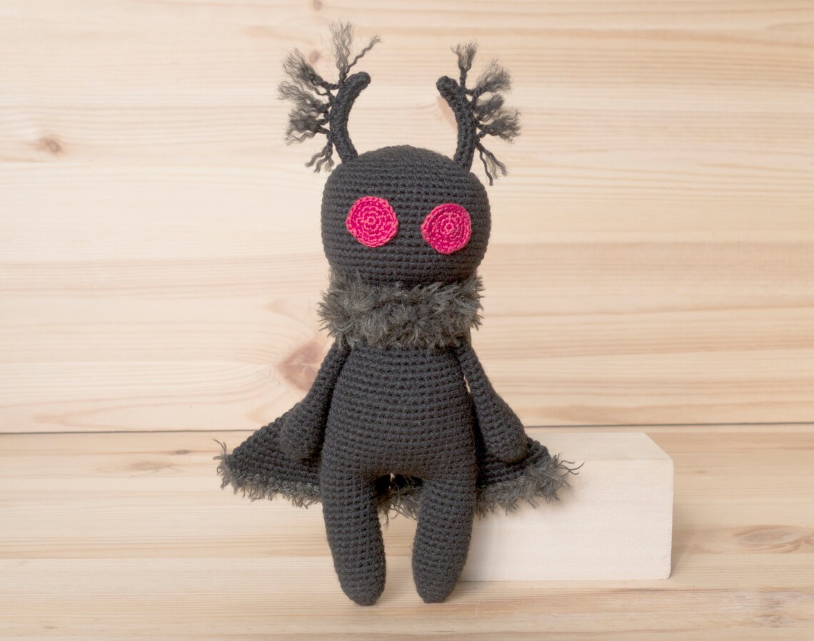 Mothman plush doll Horror monster plush toy Cryptids | Etsy
