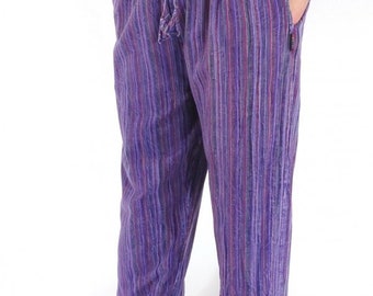 Purple Striped Pants - Etsy Australia