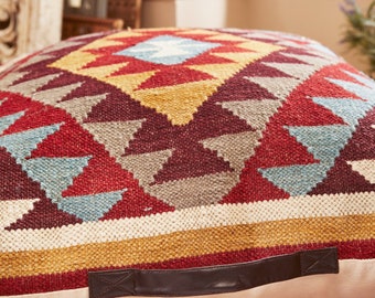 Khiva handloom kilim Lge cushion cover/floor cushion 60x60cm