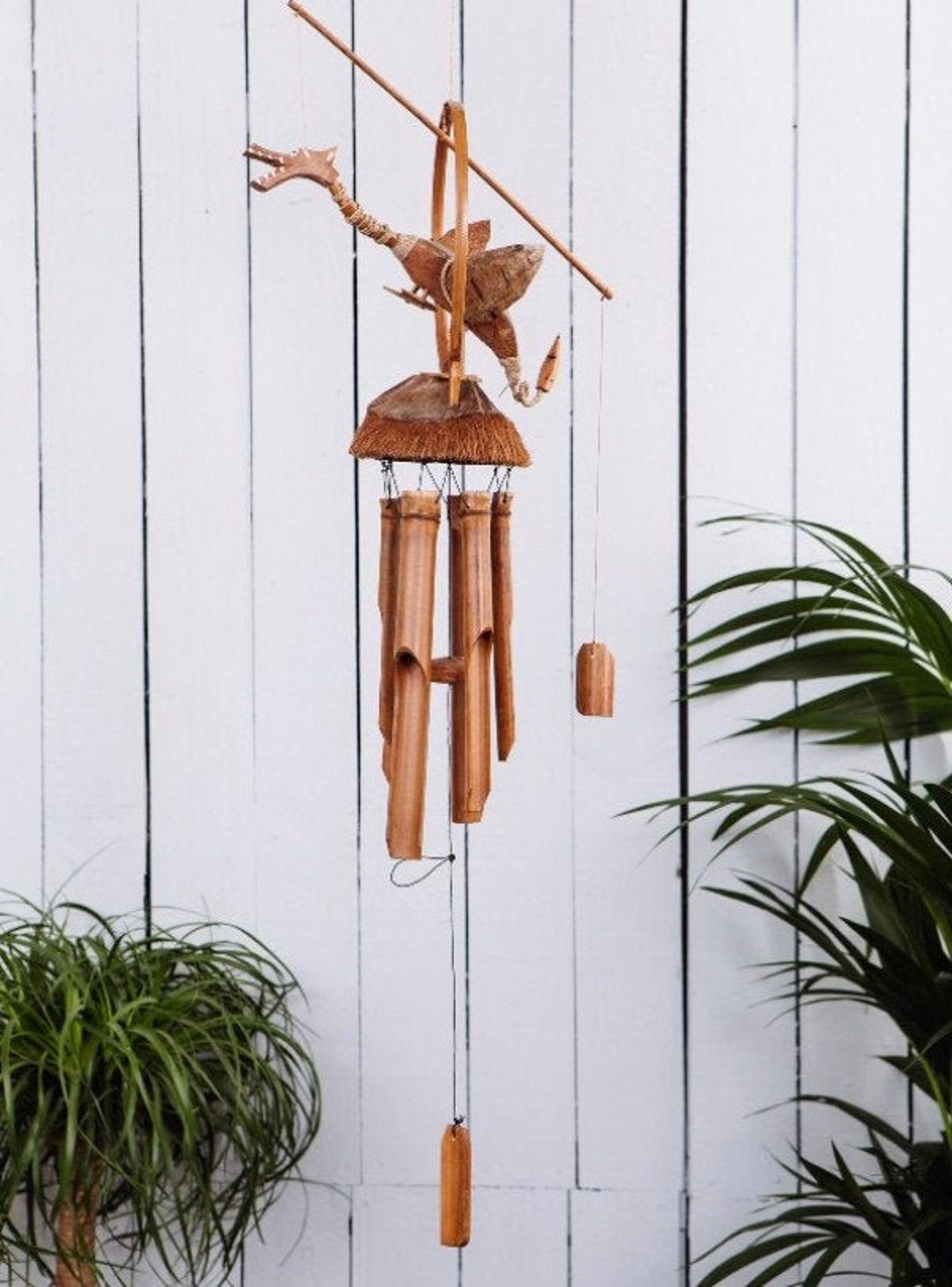 Carillon à vent en bambou tête de singe en vente B2B pour votre