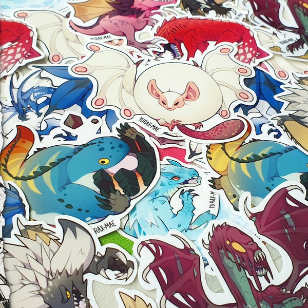 Monster Hunter World Stickers