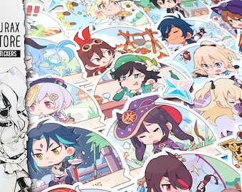 Pegatinas de Genshin Impact