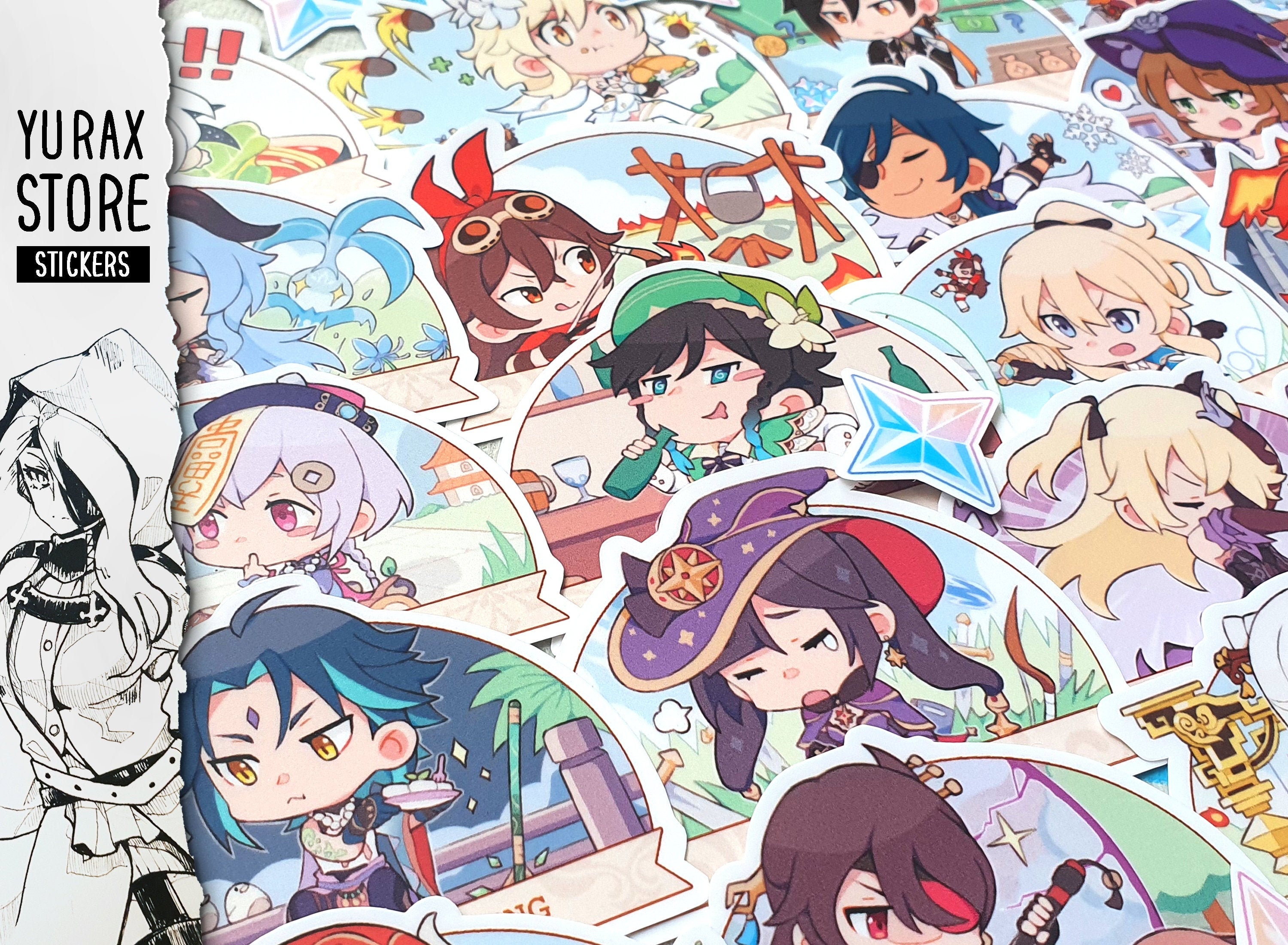 Kazuha Added!! Genshin Impact Stickers