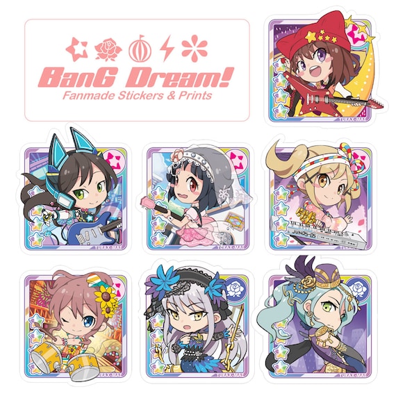 BanG Dream girls band party bandori acc JP Aya Sayo hikawa Chu2 Arisa  ichigaya