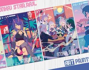 ¡Añadido Amphoreus! Láminas artísticas Honkai Star Rail