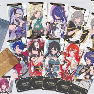 Acheron added! Honkai Star Rail Ticket Bookmarks