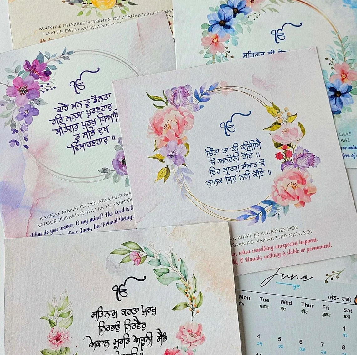 Nanakshahi Calendar 2024 Jantri 2024 Punjabi Calendar 2024 Etsy