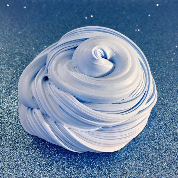 Pastel BLUE Butter Slime - Fluffy Australian Made Satisfying Slimes