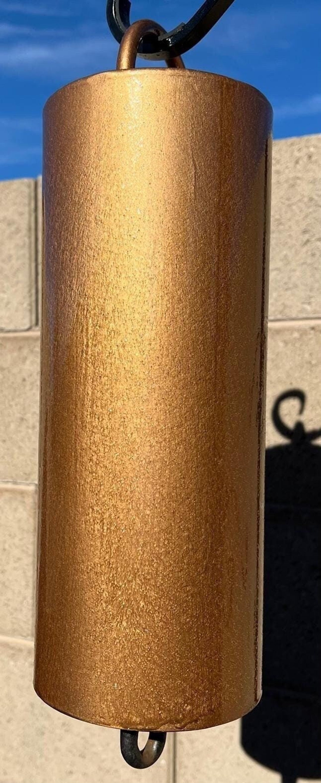 Steel Cylinder Tank Bell Ranch Dinner Bell 7th Wedding Anniversary Gift ...