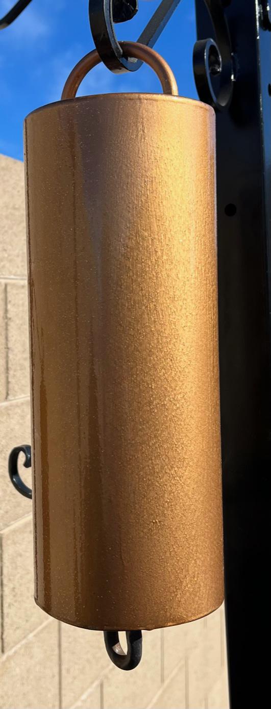 Steel Cylinder Tank Bell Ranch Dinner Bell 7th Wedding Anniversary Gift ...