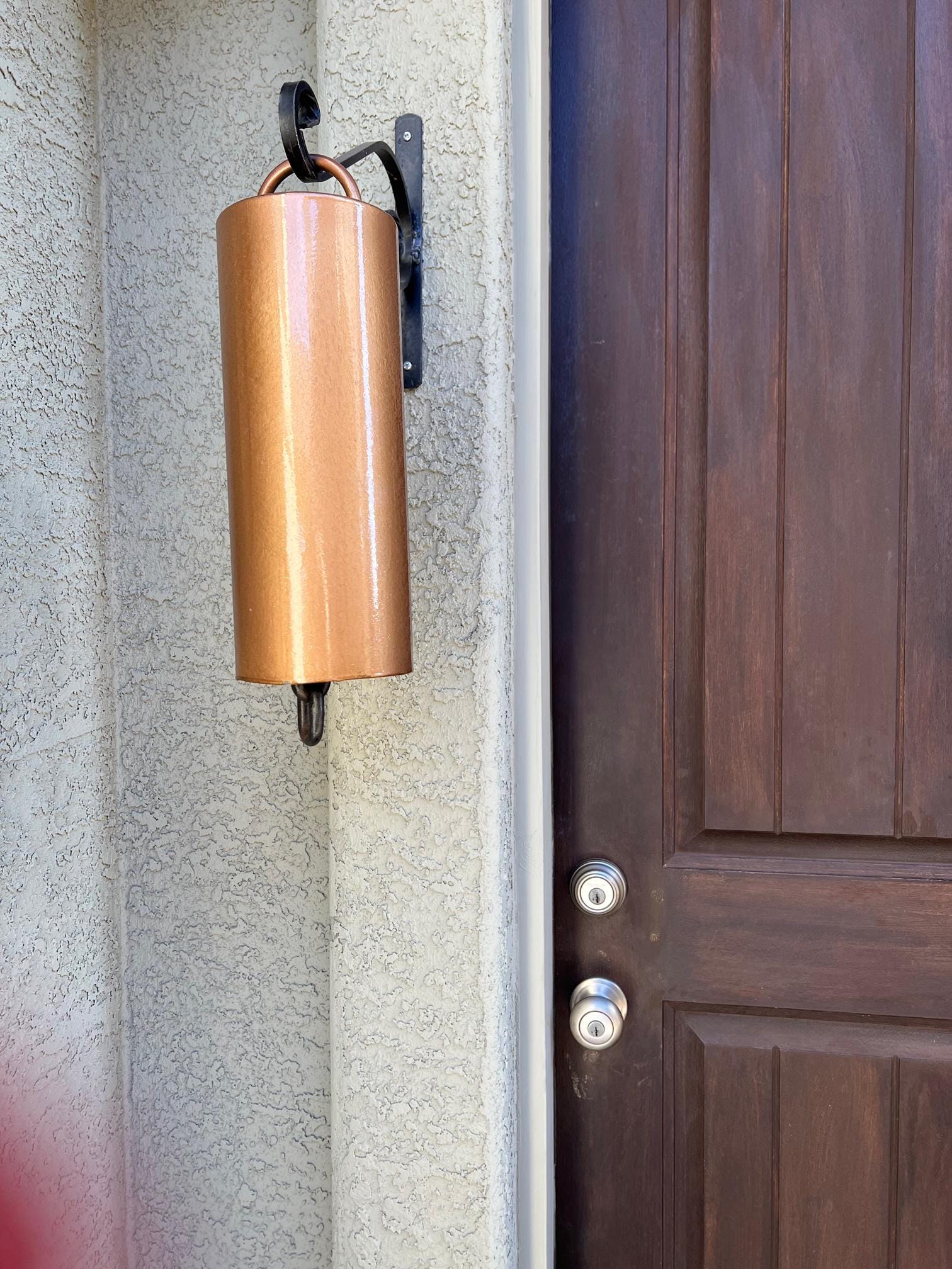 Steel Cylinder Tank Bell Ranch Dinner Bell 7th Wedding Anniversary Gift ...