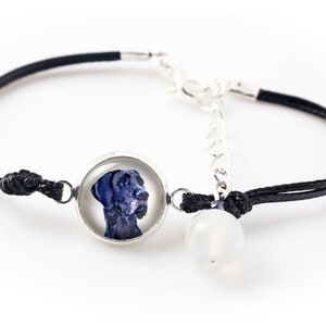 Great Dane Bracelet with a photo of a dog, Customizable jewelry for pet lovers, Your photo, Handmade