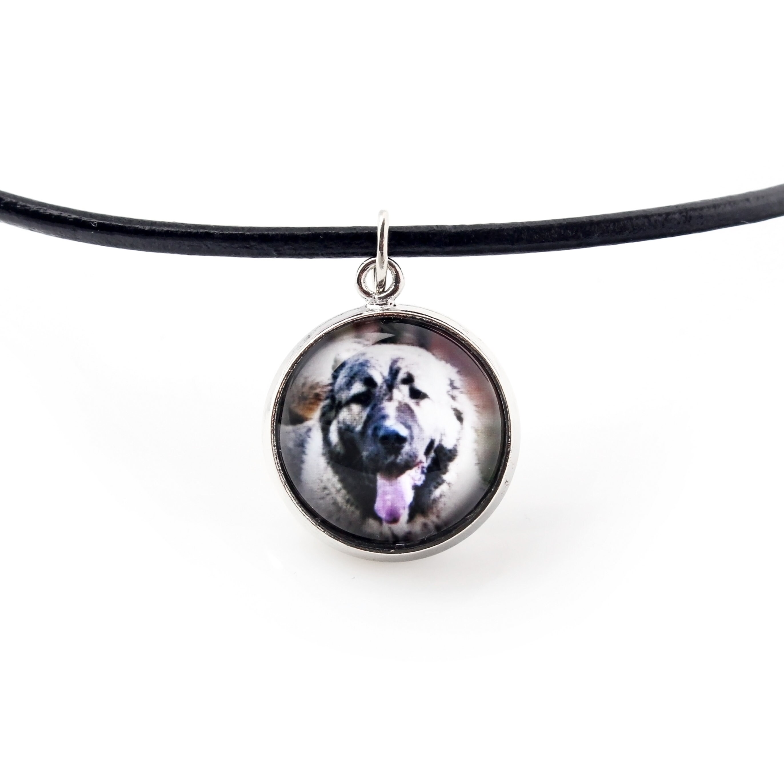 Caucasian Shepherd Dog Necklace, Pendant with a photo of a dog, Customizable jewelry for pet lovers, Your photo, Handmade
