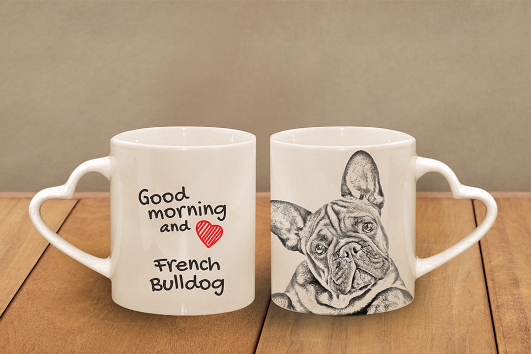 power gift BULLDOG FRANCESE - (ITA) tazza da caffè, tazza da tè in ceramica di alta qualità