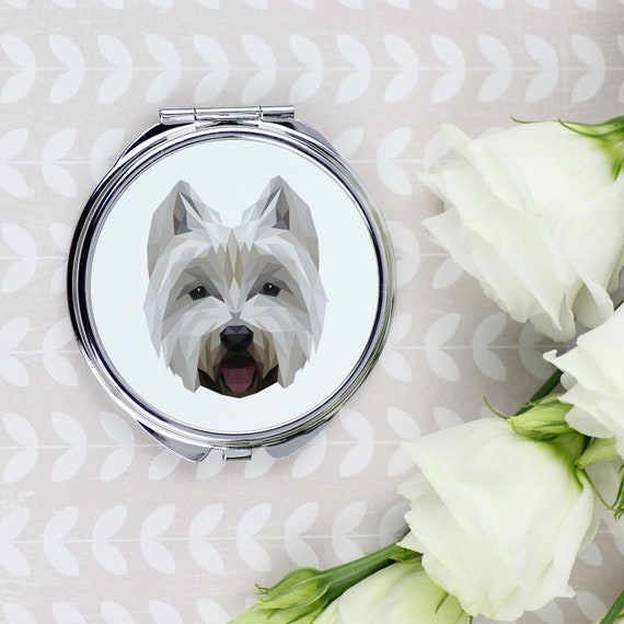 Duke Gifts Westy Highland White Terrier Dog Compact Mirror 