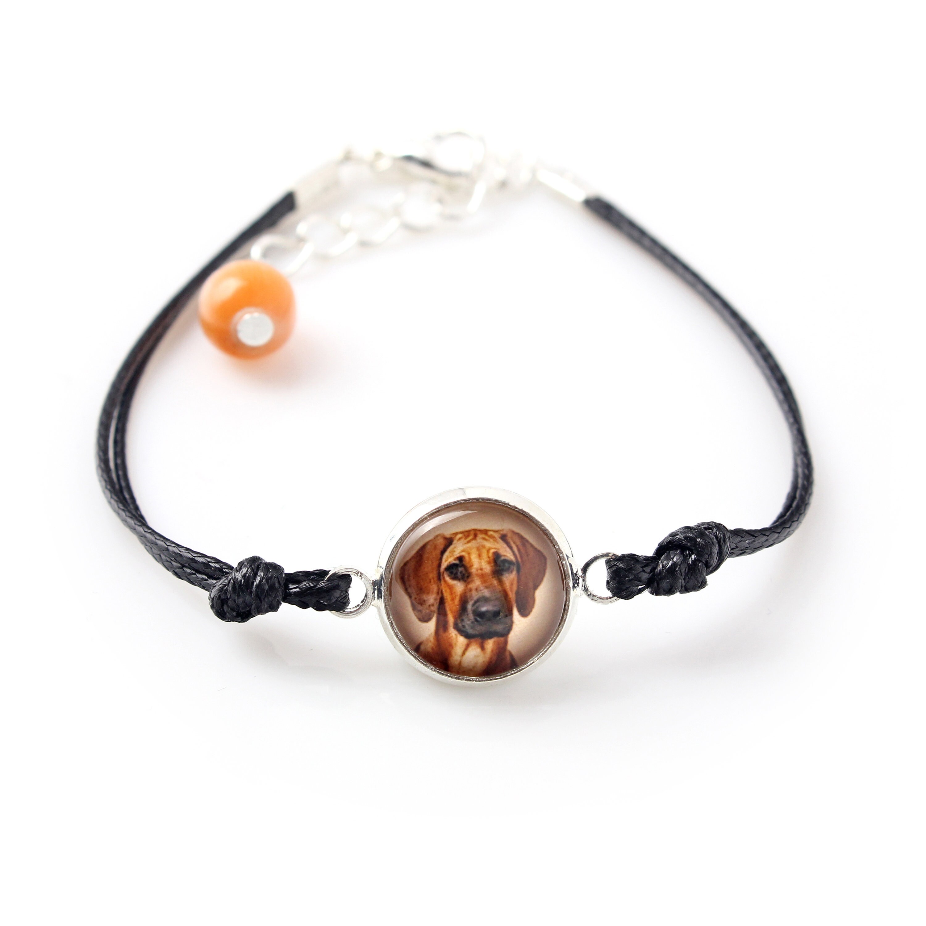 Rhodesian Ridgeback Bracelet With a Photo of a Dog, Customizable ...