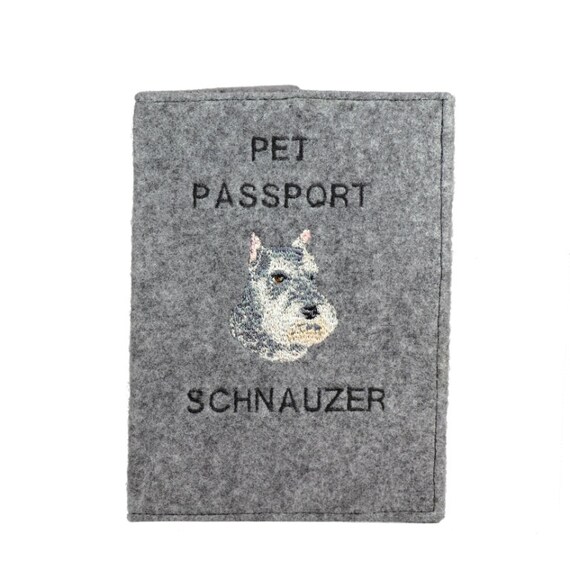 Schnauzer Black Phone Case Wallet Schnauzer Black Phone Case Wallet