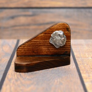 Bouvier  Tealight Holder, Tea Light Stand, Wooden Candle Holder, Home and office decor, Dog person gift, Decoration for dog lover